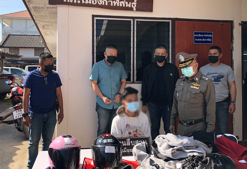 ตร.รวบโจรขโมยรถจยย.ส่งขายประเทศเพื่อนบ้าน