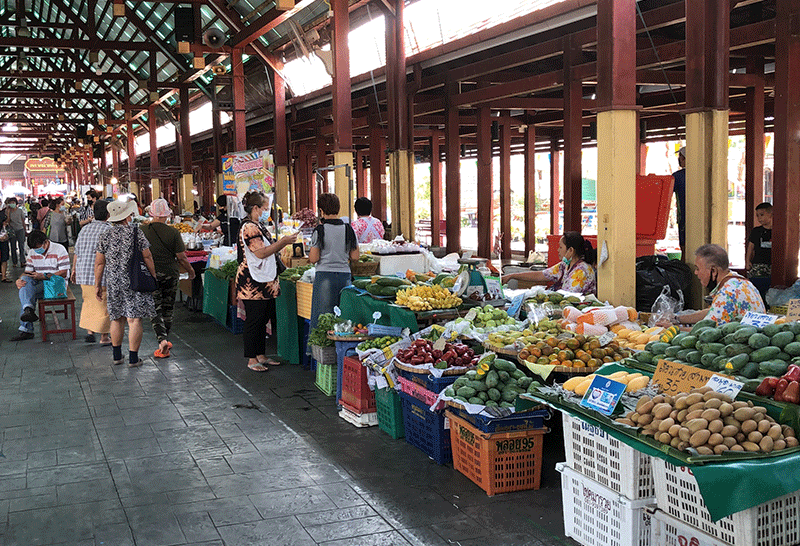 วันหยุดยาว ตลาดน้ำตลิ่งชัน คึกคัก