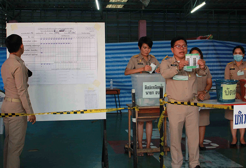 นับคะแนนเลือกตั้ง