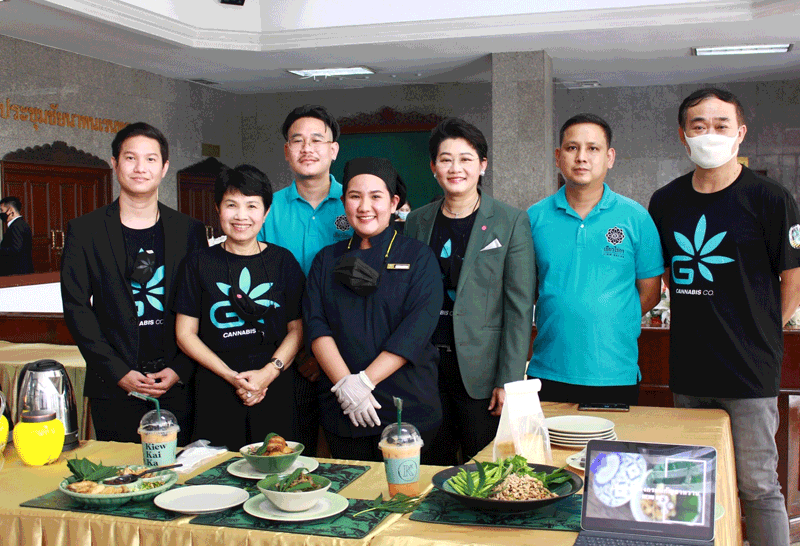 “เขียวไข่กา”เปิดตัวเมนูเด็ดอาหารไทยจากใบกัญชา