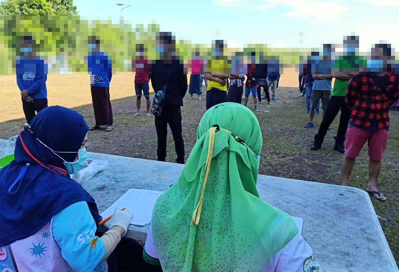 รวบ45เมียนมาจากมาเลย์ลักลอบเข้าไทย