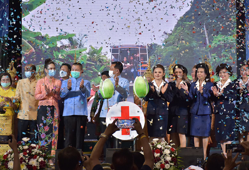 เริ่มแล้ว งานกาชาดจังหวัดพังงา ช่วยเหลือผู้ประสบภัยพิบัติ