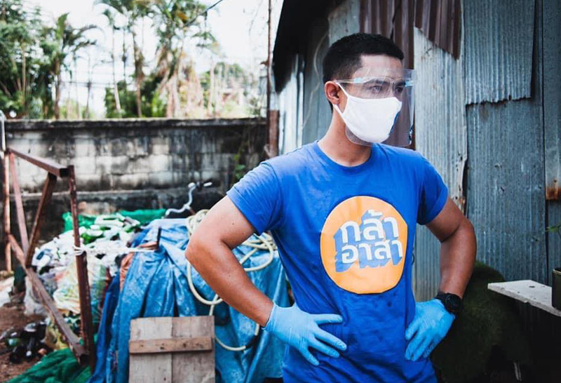 นายเทมส์ ไกรทัศน์ สมาชิกพรรคกล้า จังหวัดภูเก็ต