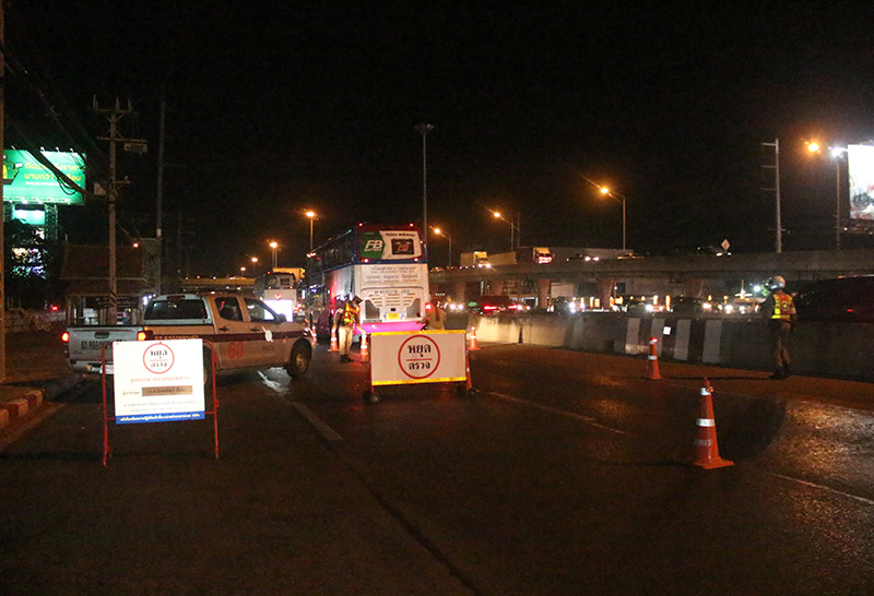 ตั้งด่านวัดแอลกอฮอล์ วันแรก ลดอุบัติเหตุบนถนน