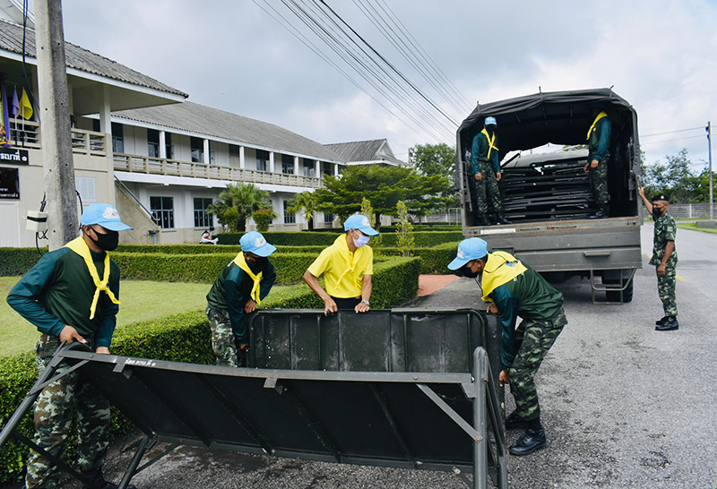 สนับสนุนเตียงในการจัดตั้ง โรงพยาบาลสนามพื้นที่จังหวัดสตูล เพื่อรับรองการรักษาผู้ติดเชื้อไวรัสโควิด-19