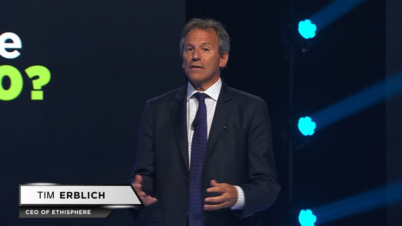 มร.ทิมโมธี เออร์บลิค (Timothy Erblich) ประธานเจ้าหน้าที่บริหารสถาบัน Ethisphere