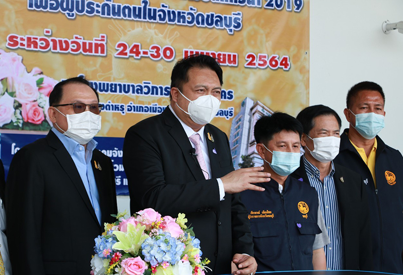 "สุชาติ"เปิด โครงการแรงงาน...เราสู้ด้วยกัน ตรวจโควิด-19เชิงรุก