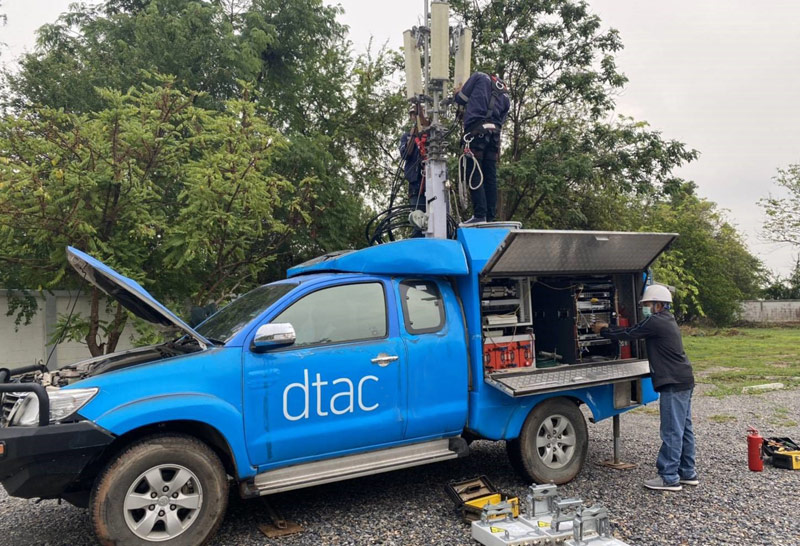 ดีแทคเพิ่มเน็ตเร็วสูง-รถโมบายล์รพ.สนาม