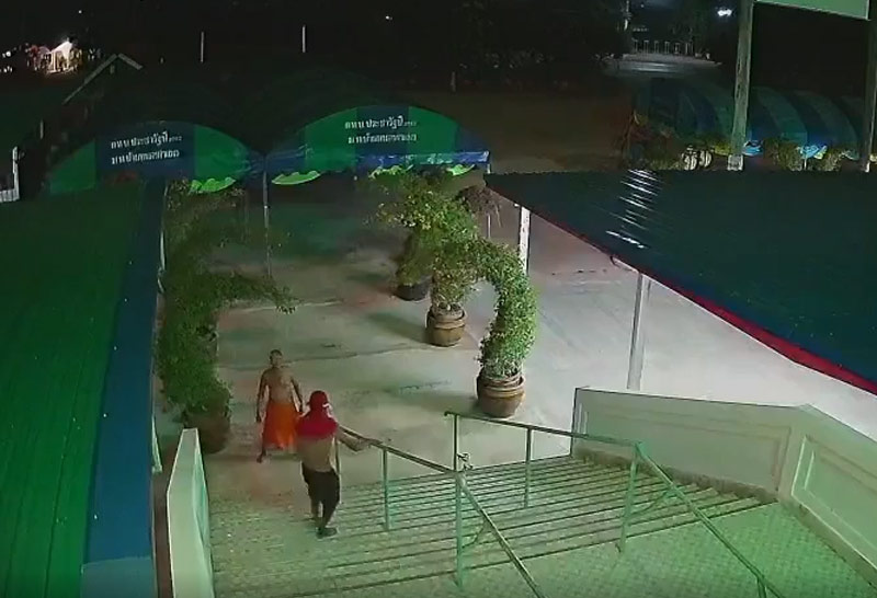 คลิปหลวงพี่วิ่งจับหัวขโมย