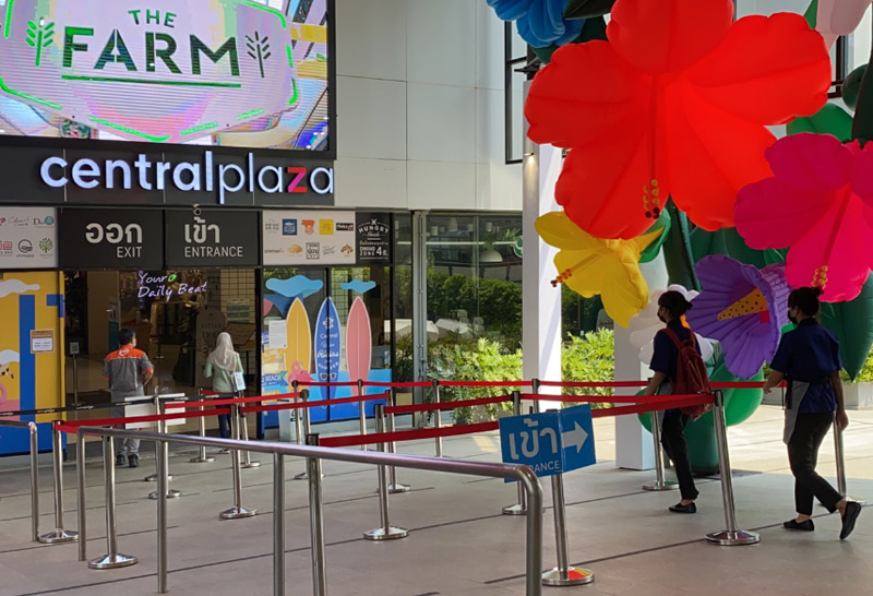 ปชช.ใช้จ่ายวันหยุดสวมหน้ากากอนามัยซื้อสินค้า