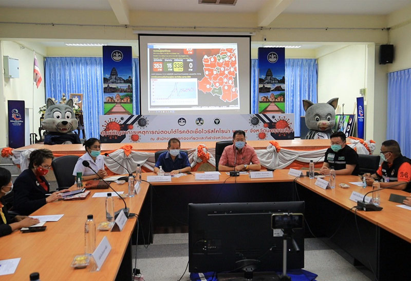 ในหลวงโปรดเกล้าฯรถชีวนิรภัยตรวจโควิดโคราช