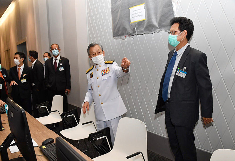 หน่วยความร่วมมือบริการฉีดวัคซีนโควิด-19 ที่ห้องสัมมนา ชั้น B1 โซนกลาง อาคารรัฐสภา