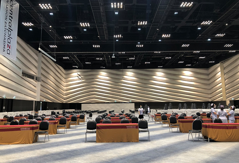 ฉีดวัคซีนโควิด-19นอกพื้นที่ แห่งแรกในภาคอีสาน