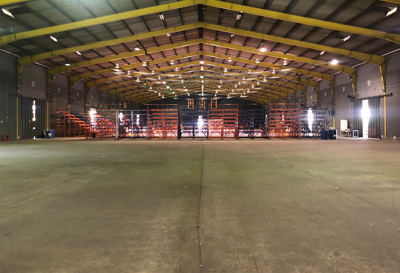 ตรวจอาคารโกดังสเตเดียม เตรียมใช้เป็นโรงพยาบาลสนาม