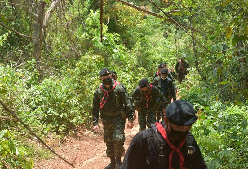 ทบ.คุมเข้มแนวชายแดน สกัดลอบเข้าเมือง หลังกัมพูชามียอดผู้ติดเชื้อพุ่ง