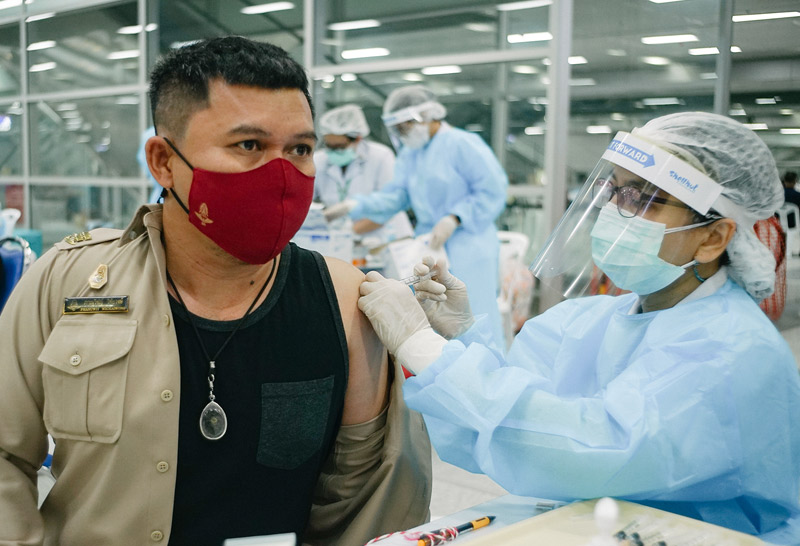 ศูนย์ฉีดวัคซีนกลางบางซื่อให้บริการแล้ว5,000คน