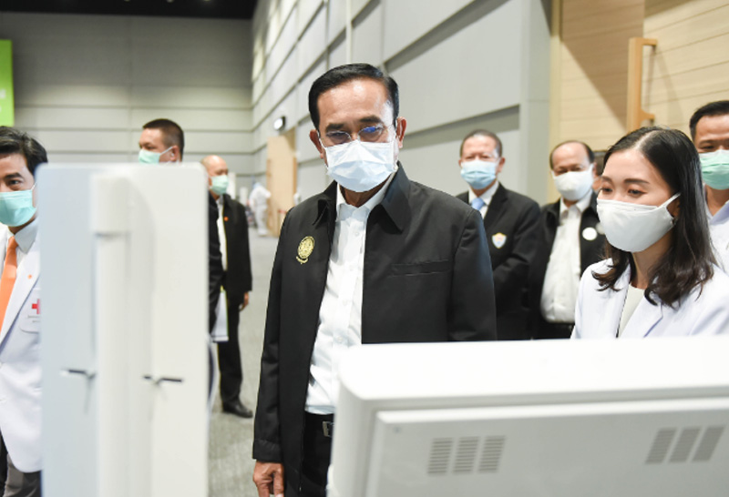 นายกรัฐมนตรี-ตรวจเยี่ยมศูนย์บริการวัคซีนจามจุรีสแควร์_1
