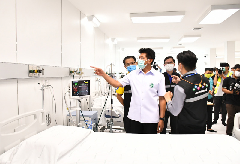 รพ.ราชวิถีเปิดหอICUส่วนต่อขยายรับผู้ป่วยโควิด