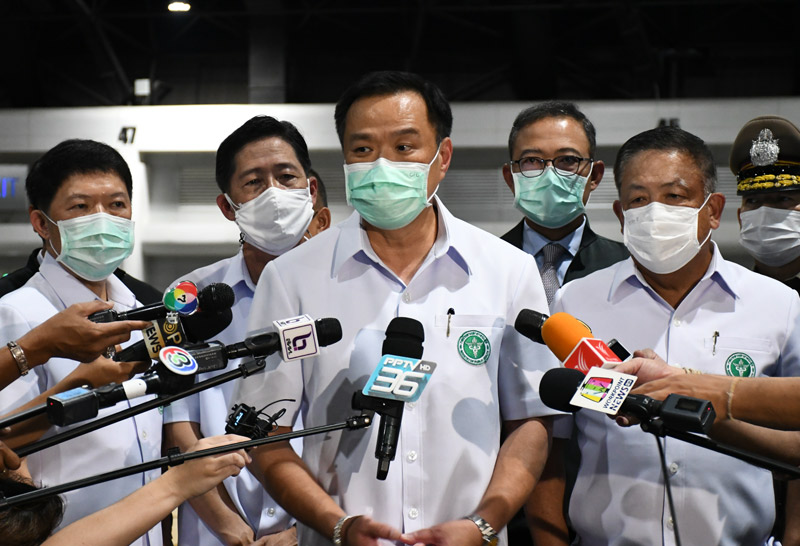 "อนุทิน"แจงเบื้องหลังตั้งรพ.สนาม"บุษราคัม”