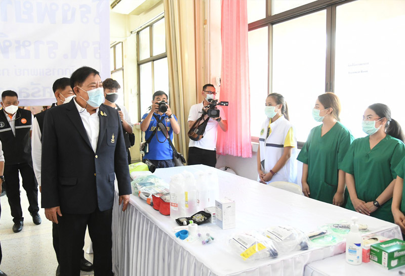 เปิดรพ.สนามแห่งที่6รองรับผู้ป่วยกลุ่มสีเขียว