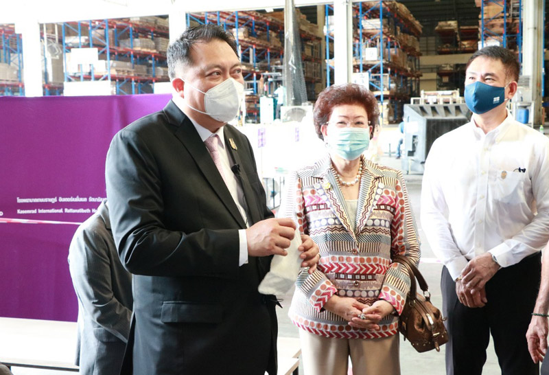 "สุชาติ"ลงพื้นที่นนทบุรีดูตรวจโควิด-19เชิงรุก