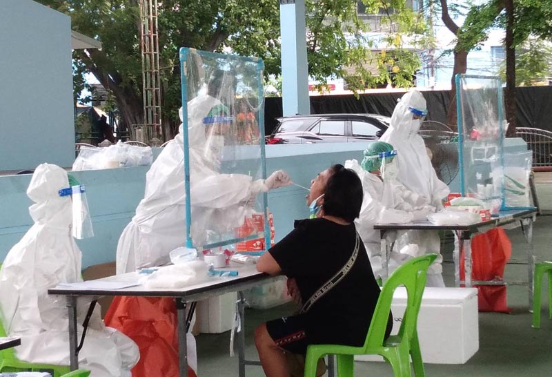 ตรวจโควิดเชิงรุกห้วยขวางวันที่2