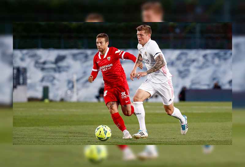 เรอัล มาดริด เปิดบ้านเสมอ เซบีย่า 2-2