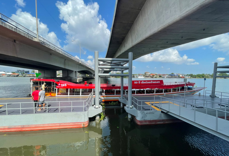 เรือด่วนเจ้าพระยาเปิดท่าสะพานพระนั่งเกล้า17พ.ค.