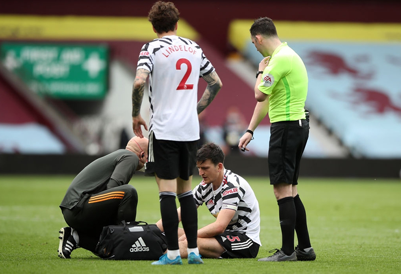 โซลชา รับกังวลหลัง "แม็กไกวร์" ข้อเท้าเดี้ยง หวังเจ็บไม่หนัก