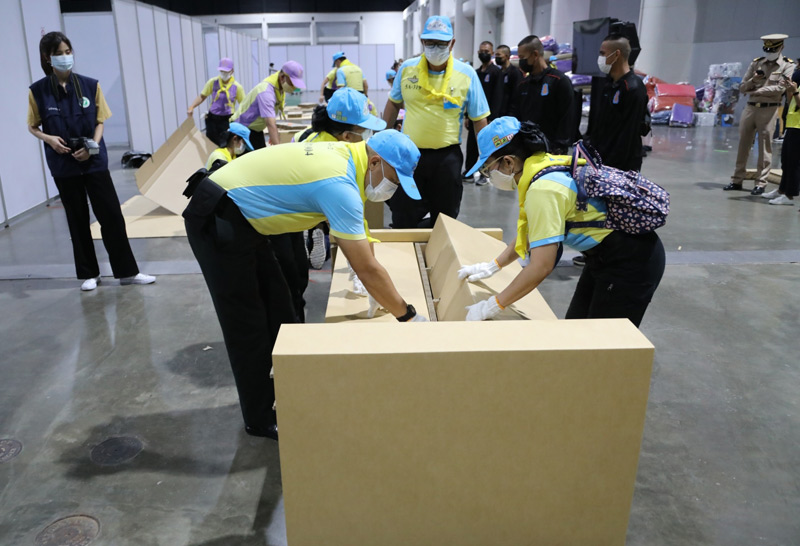 กองทัพไทยจัดกำลังพลเตรียมพร้อมเปิดรพ.บุศราคัม