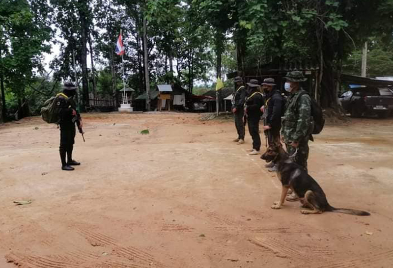 ทพ.35นำ War Dog ลาดตระเวนทุกตารางนิ้ว ป้องกันต่างด้าวลักลอบเข้าเมือง