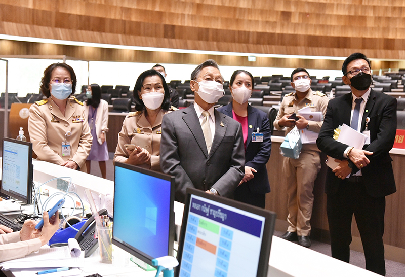 "ชวน"ตรวจความพร้อม ห้องประชุมพระสุริยันต์ รอประชุมร่วม