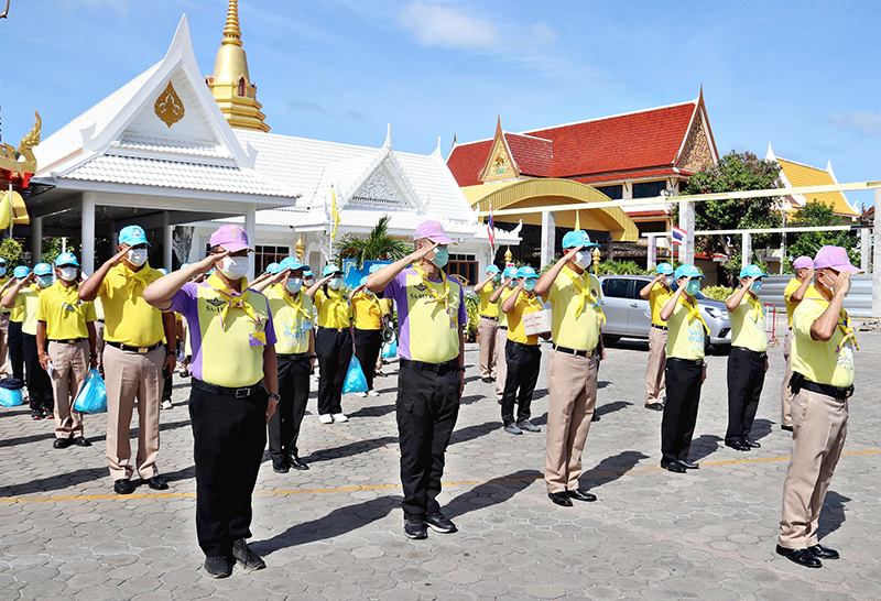ฐานทัพเรือสัตหีบ จัดกิจกรรม BiG Cleaning Day นำกำลังพลพัฒนาตลาดสัตหีบ
