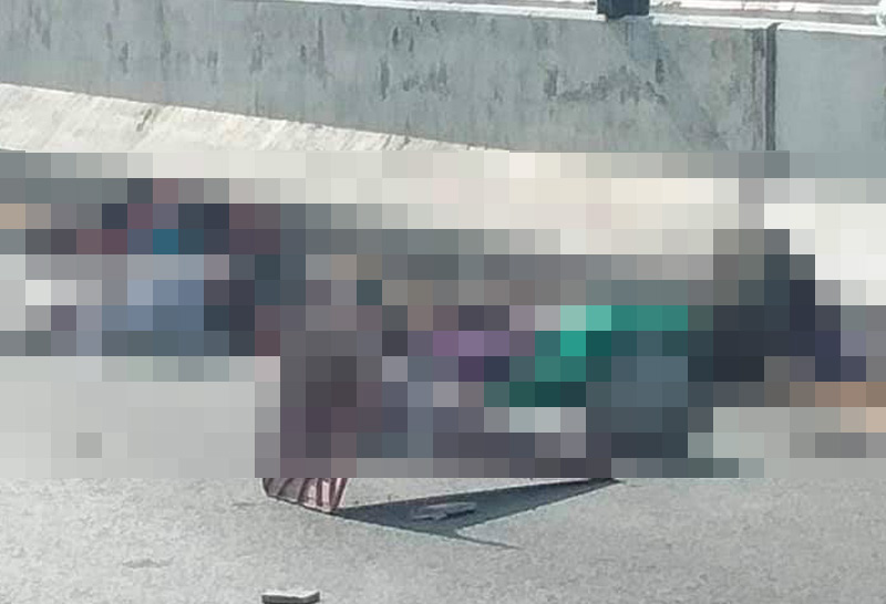 กระบะพุ่งชนต่างด้าวขณะทำถนนดับ3เจ็บ3