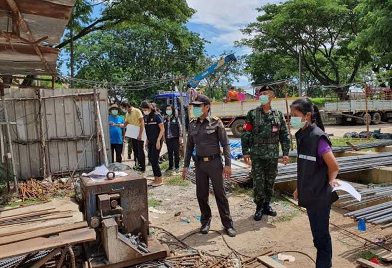 กห.สั่งทุกหน่วยคุมพื้นที่ทุกแคมป์-ไซต์งานก่อสร้าง