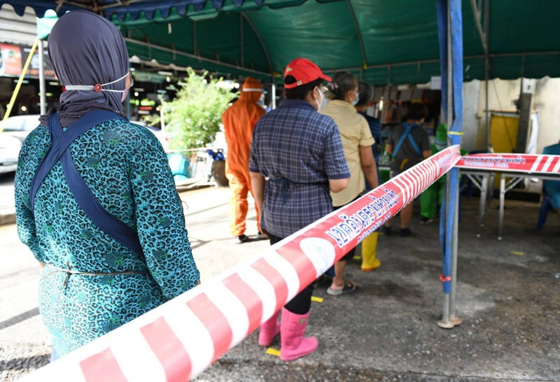 คุมเข้มตลาด-แคมป์คนงานหวั่นเกิดคลัสเตอร์ใหม่