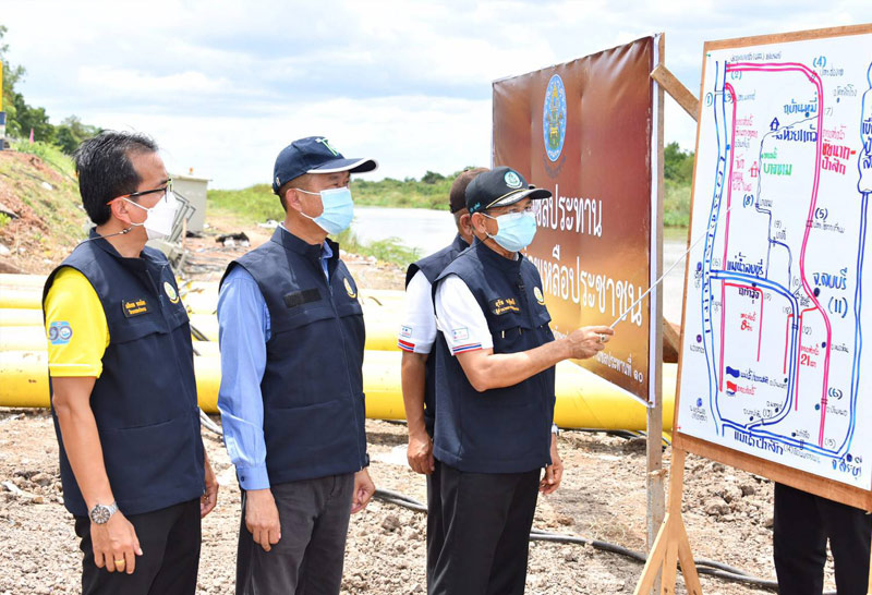 ชป.บริหารจัดการน้ำอย่างประณีต เดินหน้าสูบน้ำช่วยชาวบางขามเมืองลพบุรี