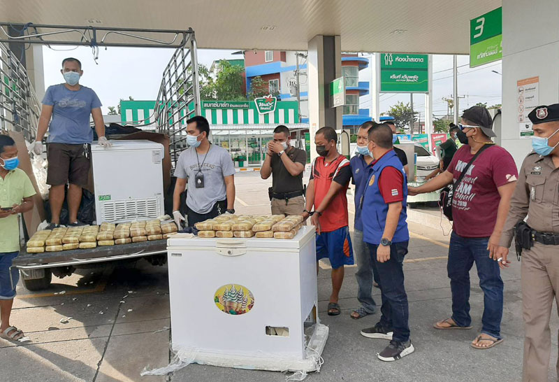 ตร.หาดใหญ่บุกจับยาบ้ากว่า3แสนเม็ด-3