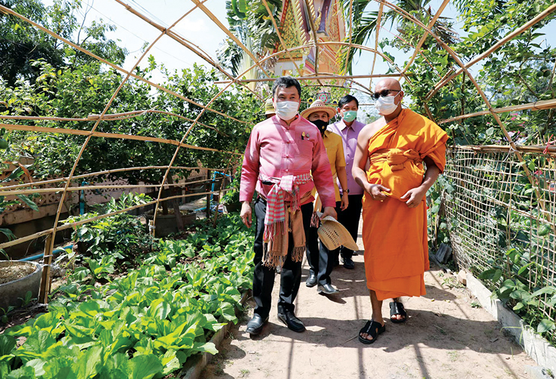 กรมการพัฒนาชุมชน สู้ภัยโควิดสร้างแหล่งอาหารเพื่อชุมชน
