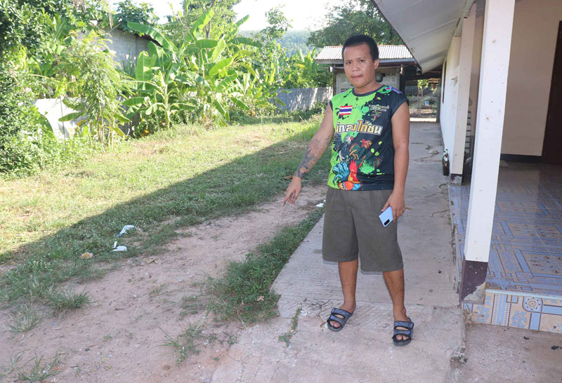 หนุ่มผวาวงจรปิดจับภาพชายบุกบ้านยิงขู่2นัด