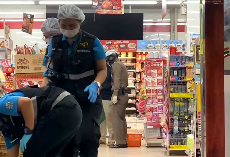 คนร้ายบุกยิงพนักงานเซเว่นดับ