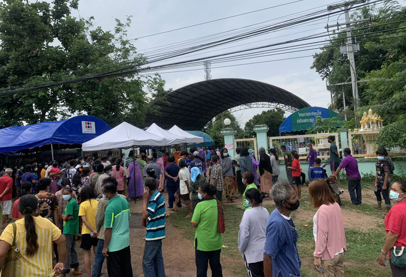 ศรีสะเกษยอดป่วยโควิดสะสม410ตาย3ราย