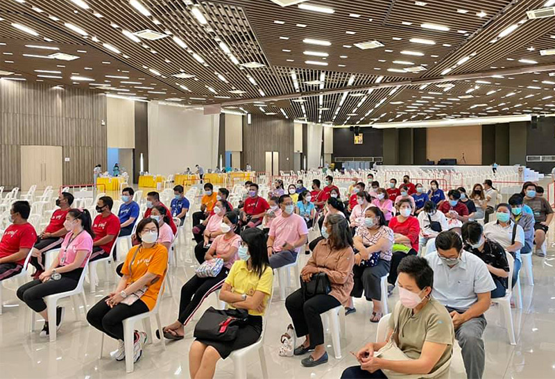 สมุทรปราการ ฉีดวัคซีนสูงอายุ-โรคเรื้อรัง แล้วกว่า5หมื่นราย