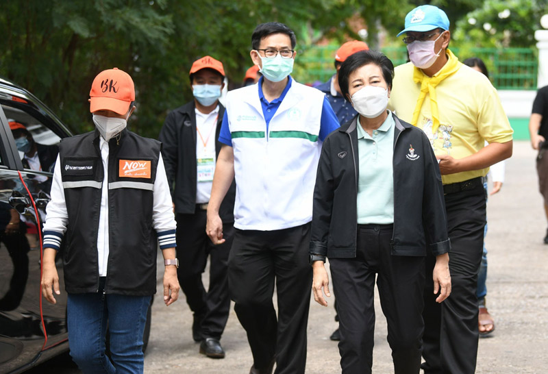 แคมป์คนงานก่อสร้าง- ด่านจุดตรวจคัดกรอง