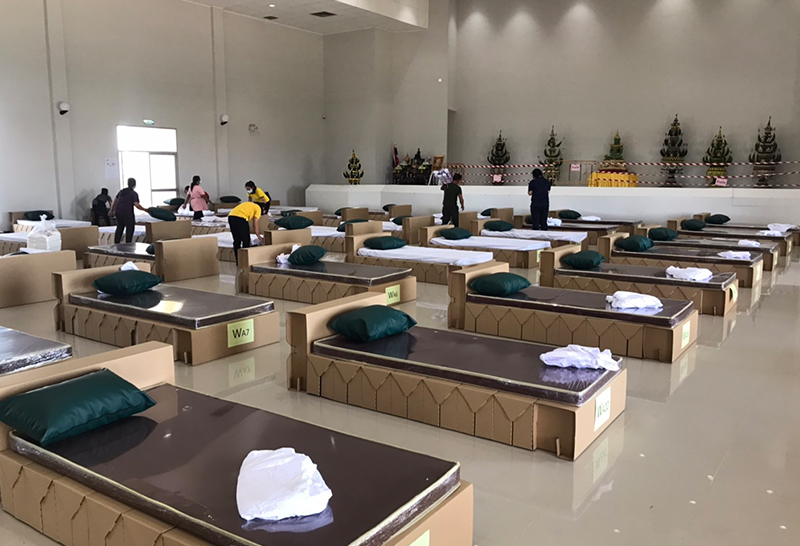 ขอนแก่น เปิด โรงพยาบาลสนาม แห่งที่ 2 หลังโควิด-19พุ่ง