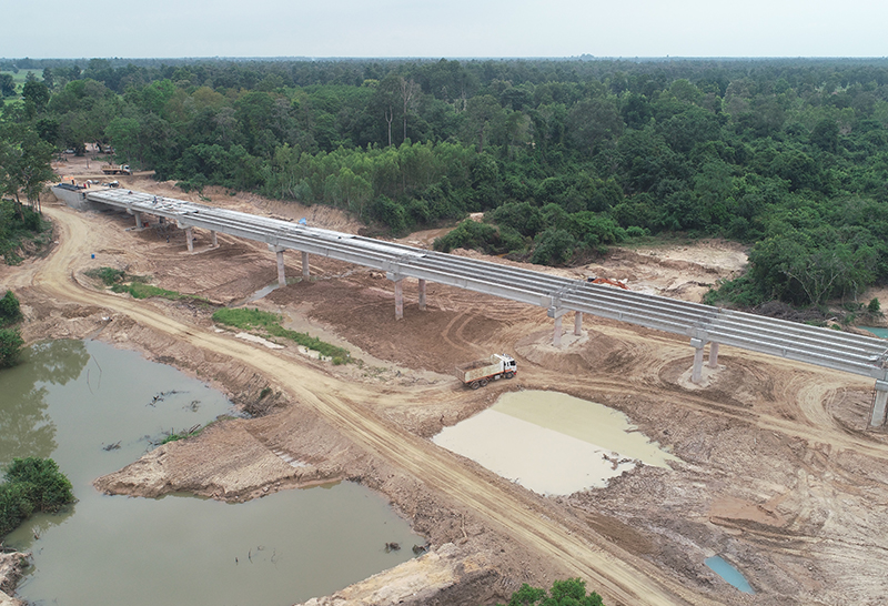 กรมทางหลวงชนบท สร้างสะพานร่นระยะทางช่วยประชาชน