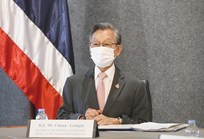 "ชวน" หารือทางไกล ประธานสภาประชาชนแห่งชาติจีน กระชับความสัมพันธ์