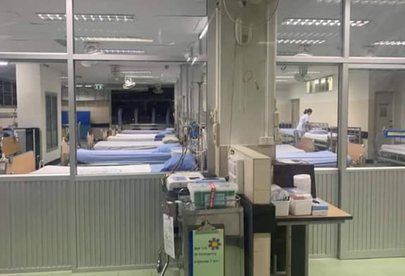 โรงพยาบาลมหาราชสีมา เข้าขั้นวิกฤต เตียงใกล้เต็ม หลังคนแห่กลับบ้าน