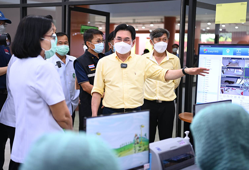 "จุรินทร์"ตรวจเยี่ยม โรงพยาบาลสนาม จังหวัดอุบลราชธานี
