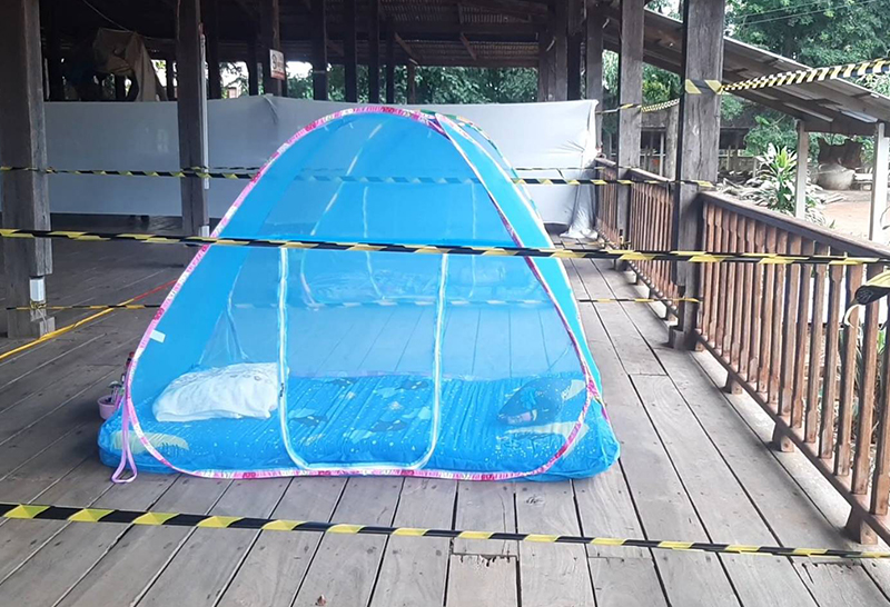 เสิงสางเร่งเตรียมสถานที่คัดกรองโควิด